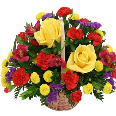 Bildergebnis für a basket of beautiful roses