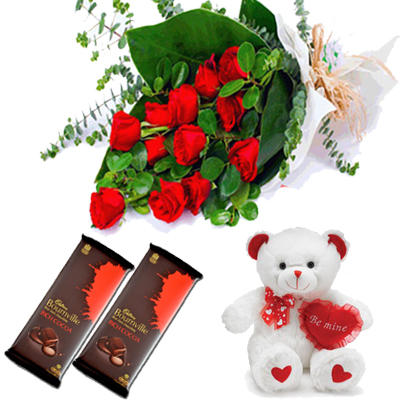 valentine roses to Belgaum