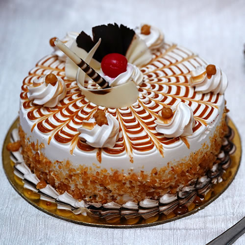 send butterscotch cake to solapur