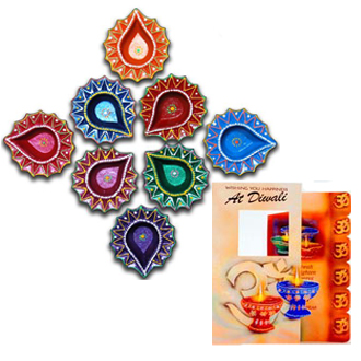 Colourful Diyas