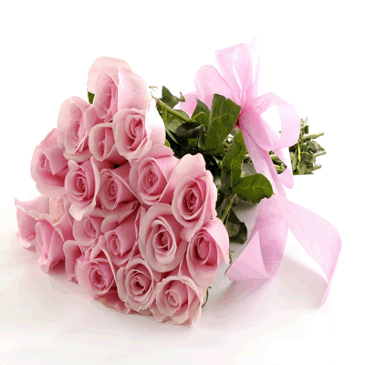 send Bunch of 40 pink roses to solapur