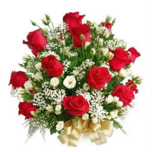 send Bunch of 15 Roses to solapur