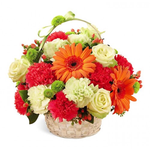 online flower basket delivery to solapur