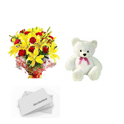 send invitation with flowers to solapur