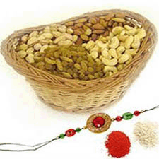 dryfruits basket rakhi