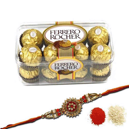 fererro rocher with rakhi